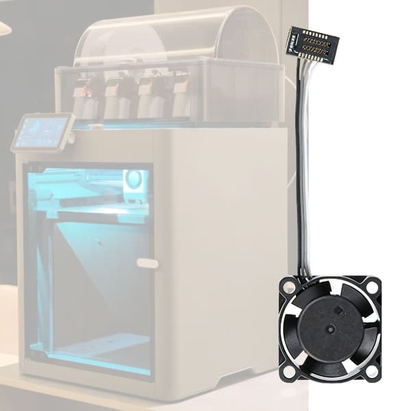 Hurtigmonteret køleventilator til 3D-printer P1P P1S Let og pålidelig