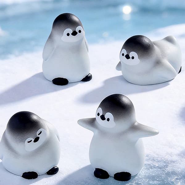 Opetuslelufiguuri Pienoispingviinit Pingviinipatsaat Koriste