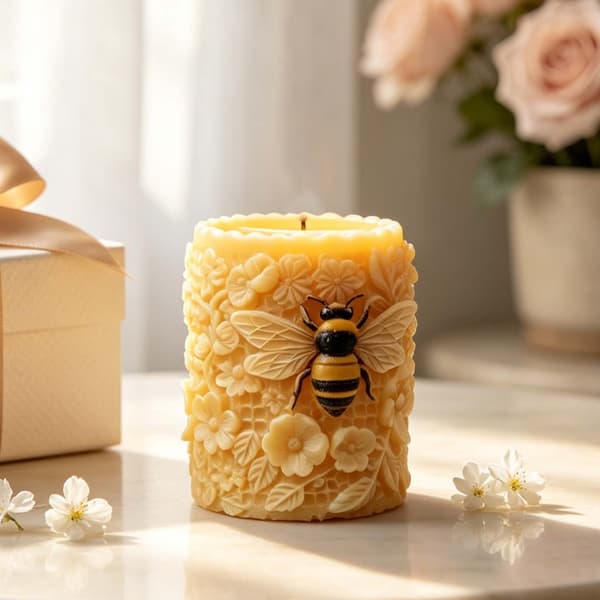 Elegant blomsterdesign silikone lysform til festfremstilling