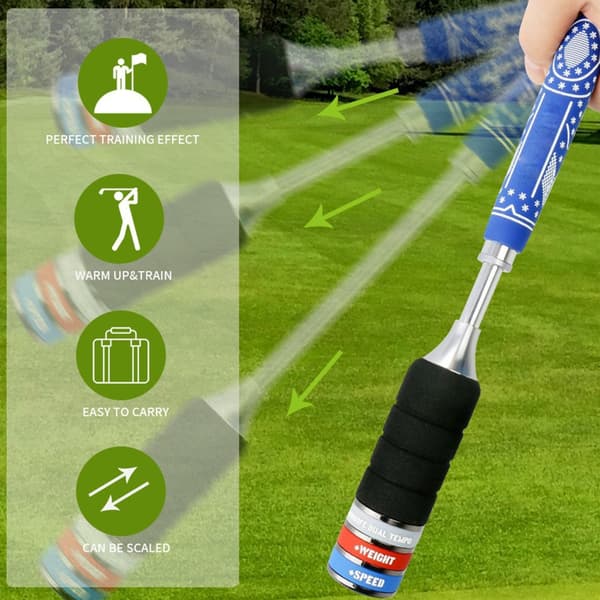 Sound Rhythm Release Golf Swing Tool Justerbar Vekt Golf Swing Trainer