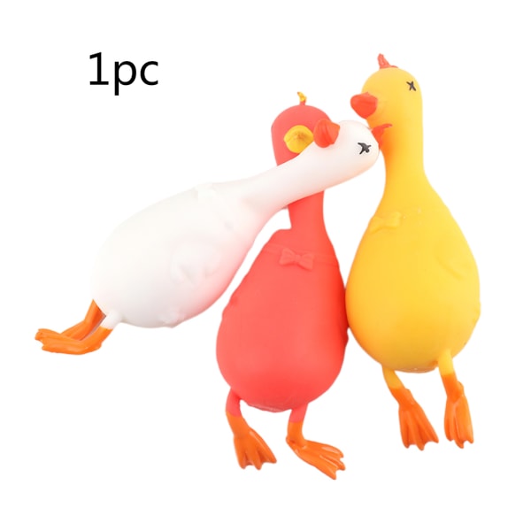 2'' Sensory Fidget Dekompressionsleksak Interaktiv Simulering Duck Photostudio Rekvisita Novelty Gag för autistiska pojkar flickor