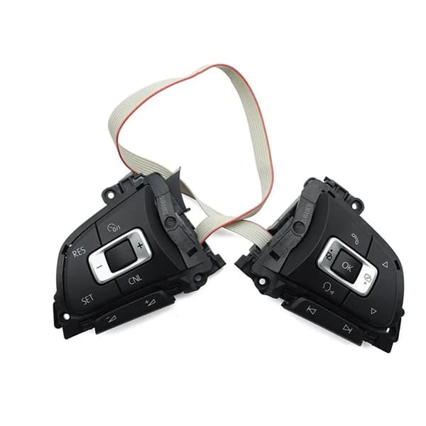 Ergonomiske rattbrytere i plast 7E0959442 for Multivan-kjøretøy