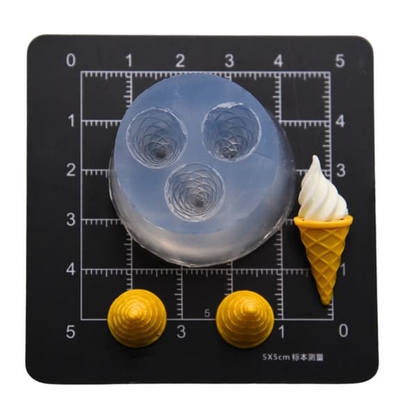 Silikone Miniature Dessert Formningsværktøj Silikoneforme til Børns Kunstprojekt
