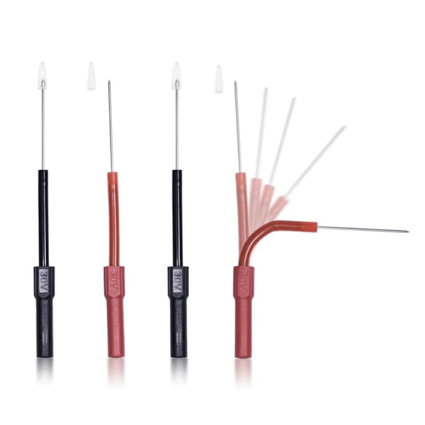2 stk. universel forlænger piercing nålespids sonde multimeter testsonde spids