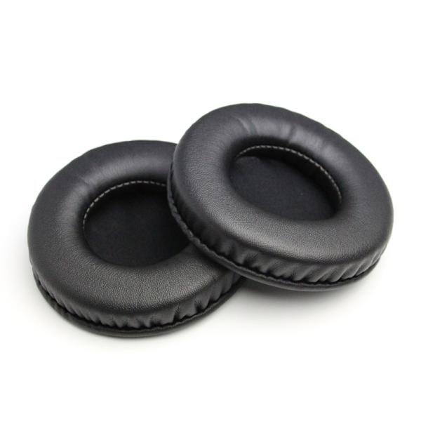 Pyöreä 45-110 mm kuulokkeen cover vaihtosieni korvatyynyt Universal korvatyynyt Proteiininahka kuulosuojaimet korvatyyny