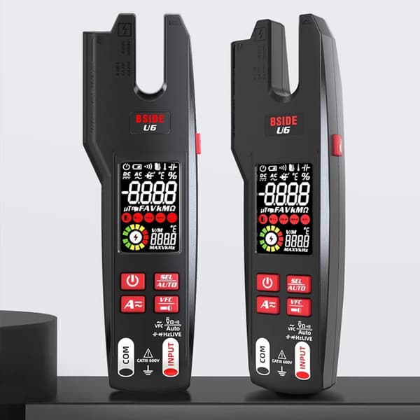 620V Strøm Digital Klemmer Meter AmpMultimeter Håndholdt Tester 9999Teller