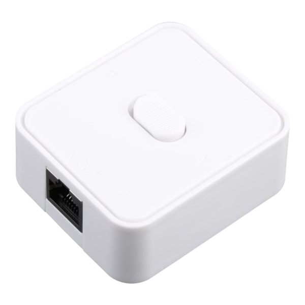 Manuell nätverksväxlare 2 in 1 ut/1 in 2 ut RJ45 nätverksväxel fritt