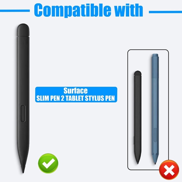 Ersättning Stylus Extra Nibs för Microsoft Surface Slim Pen 2 Tips Reservrefill