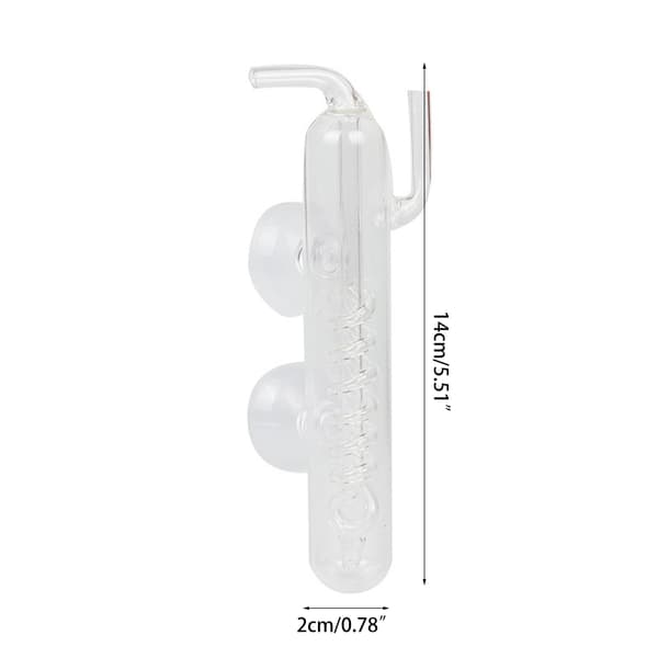 Glass CO2 Diffuser Bobleteller for Akvarium Estimert CO2-utslippsmengde