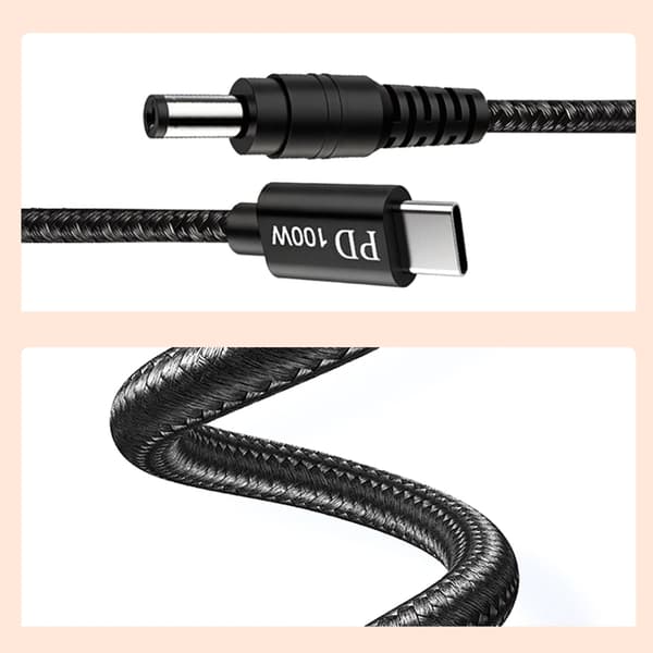 Universell 100WPD til ladekabel 14 kontakter bærbar adapter