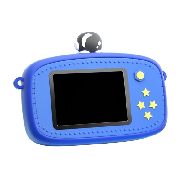 Tecknad barn Selfie Kamera Leksak Multifunktionell Mini Digital videokamera Bärbar USB laddning för barn Semesterpresenter 1080P