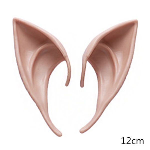 Latex Elf Ear Halloween Party Fairy Cosplay Öron Rekvisita Kostym Anime Party Klä upp Dekoration Ängel Elf Fake Ears