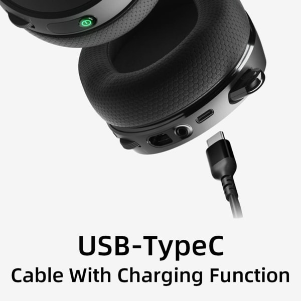 Kabel för SteelSeries Arctis NovaPro Gaming Headset USB-C till USB-A Laddningskabel för GameDAC Gen2 Universal Adapter