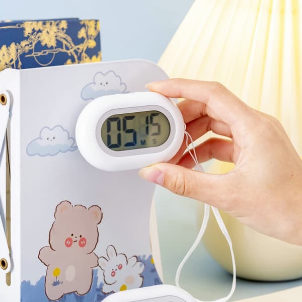 Magnetisk köksmatlagningstimer Digital skärmtimer Nedräkningslarmklocka