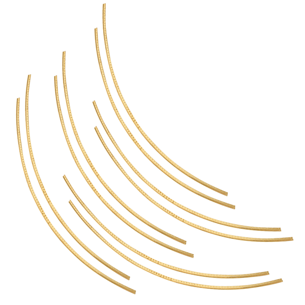 Gitarrbandtråd, 10 enheter, 1,6 mm 1,8 mm 2,0 mm 2,2 mm 2,4 mm 2,7 mm 2,9 mm Valfritt 16 Brass