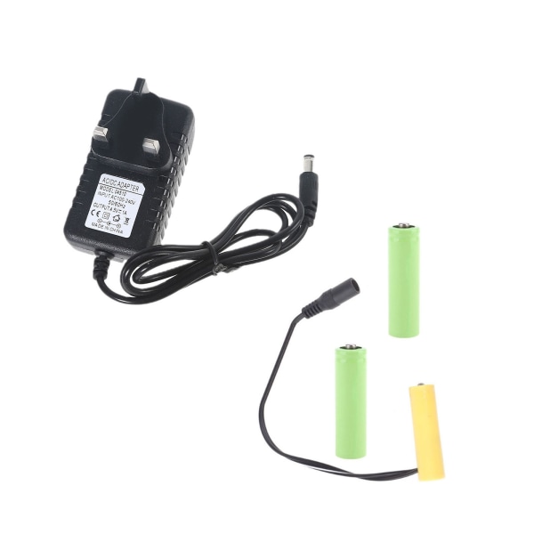 4,5V LR6 Dummy-batteri AA-batterieliminatorkabel Byt ut 3st 1,5V AA/LR6-batterier för LED-ljusleksaksdörrklockor