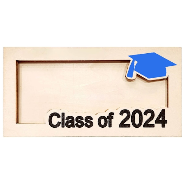 Graduation Cards Box Cash Holder 2024 Graduation Money Gift Holder Blue
