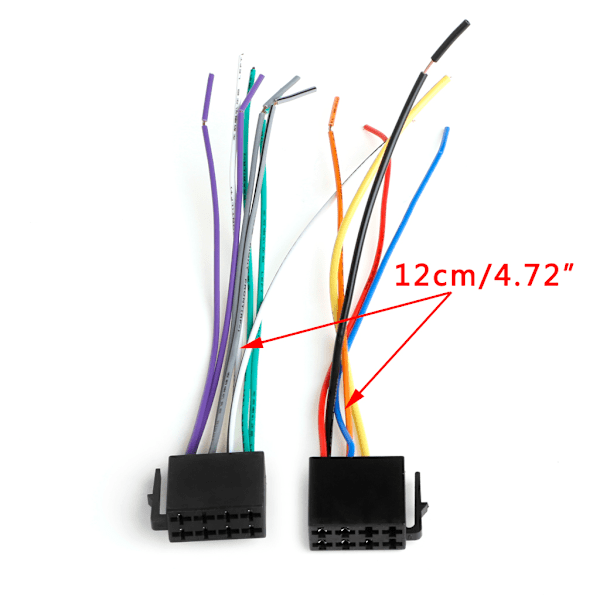 Stereo Wiring Universal ISO-stik Radio Wire Kabel Stik Adapter til A4 A6 A8