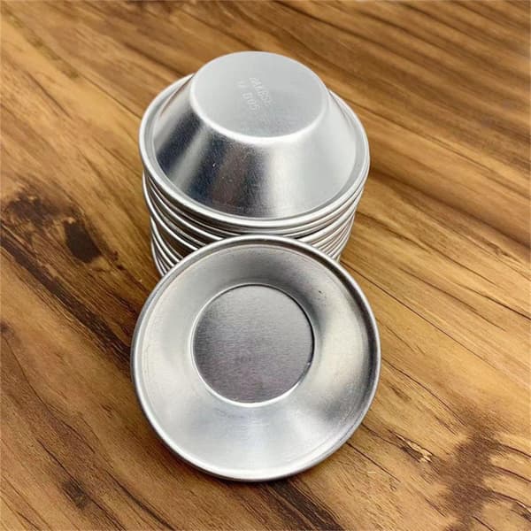 50 stk. Nonstick Puddingkopper Aluminiums Æggetærtekopper Ovnfaste Cupcakeforme