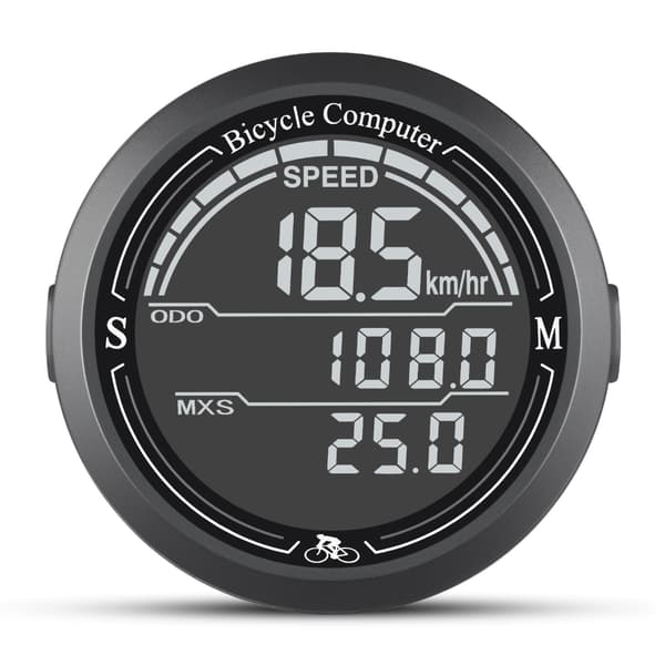 Vanntette trådløse sykkelcomputere multifunksjonelle sykkel speedometer