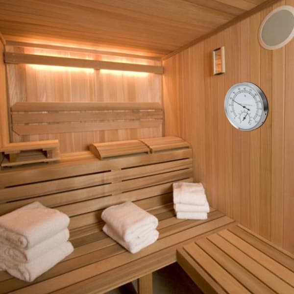 Hygrotermograf Termometer Hygrometer Inomhustemperatur Bastu Rum Utrustning
