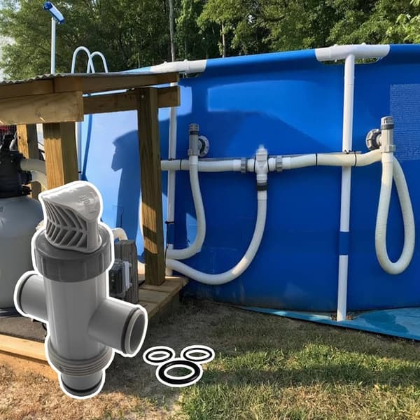 Split Slange Stempelventiler Pool Tætningsringe til Sandfilterpumpe System