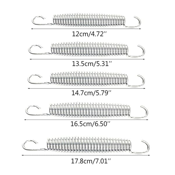 Udskiftning af rustfrit stålfjeder til cirkulær trampolinmodelbygning 13.5cm