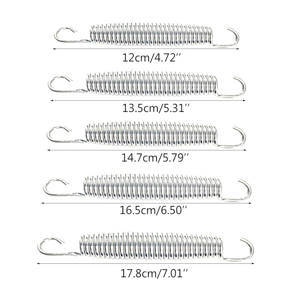 Udskiftning af rustfrit stålfjeder til cirkulær trampolinmodelbygning 17.8cm