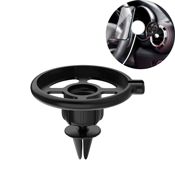 Justerbar trådløs opladerholder Bilmobilopladermontering 360° rotationsoplader Luftventilstativ