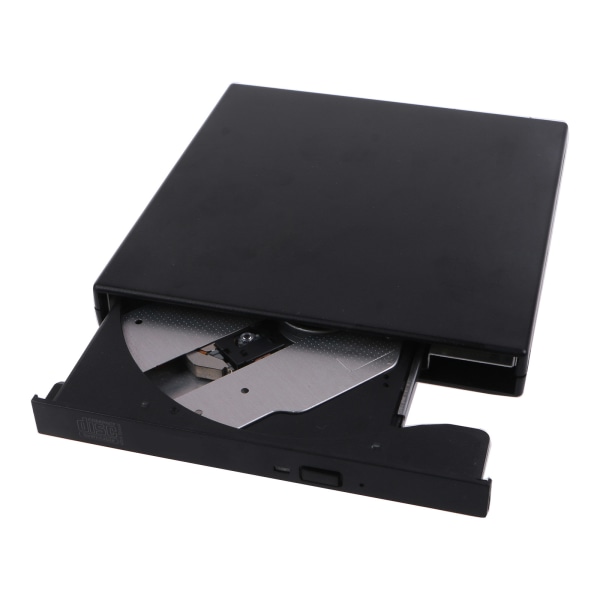 Smal extern optisk enhet USB 2.0 DVD Combo DVD ROM-spelare CD-RW för brännare Writer Plug och för Play för Laptop Deskto