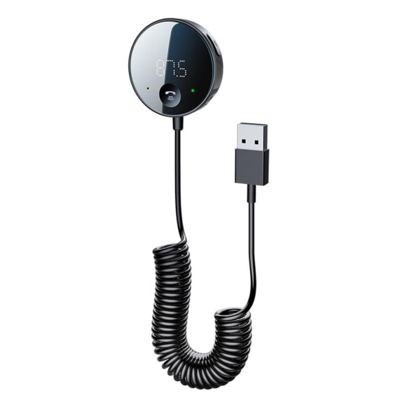 Trådløs mottaker MP3-spiller Bluetooth5.0 Mottaker Senderadapter Bilmusikk AudioPlayer Aux-hodetelefon Håndfri samtale