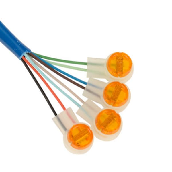 100 stk. K2 ledningssamlingsstik telefonlinje UY2 hurtigforbindelsesterminaler