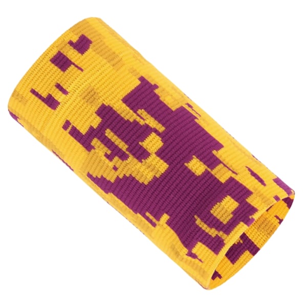 Handled Svettband Armband Wrap Bandage Handledsskydd Stöd handduksarmband Yellow purple