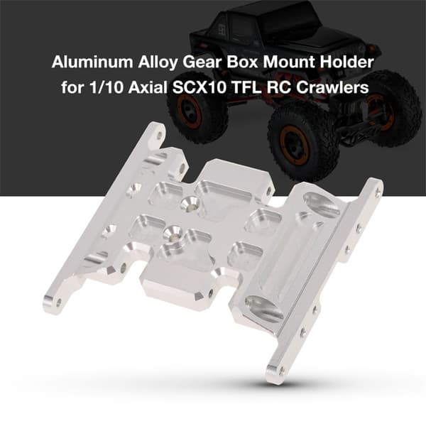 RC Gearbox Protector Kraftig aluminiumslegering Erstatning til RC TRX4 SCX10