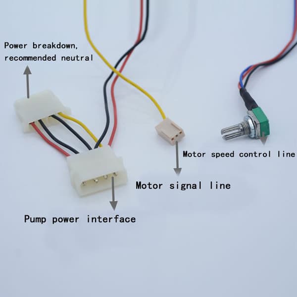 12 Volt Lille Mini Undervandspumpe til Camping DIY Sumpkøler PC CPU