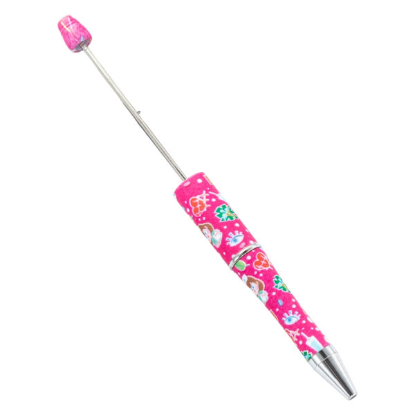 DIY Beaded Pen Plast Beadable Pen Kontor Skolerekvisita Bead Ballpoint Pen null - No. 10