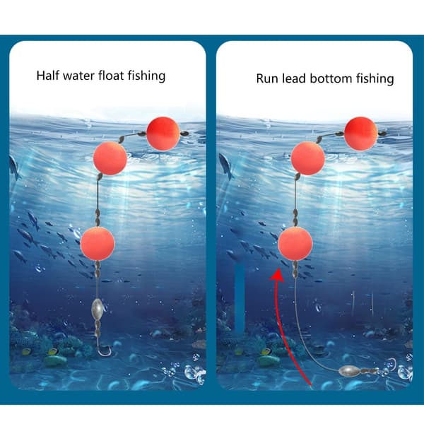 Fiskeflåd Bobbers Flydebolde 25 mm Flydeskum Flydende Bolde