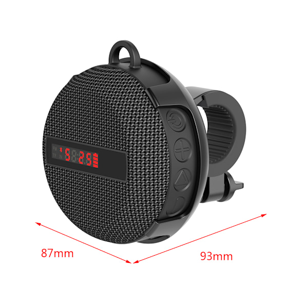 Liten Cykelhögtalare Trådlös Bluetooth-kompatibel 800mAh Inbyggt Li-Batteri