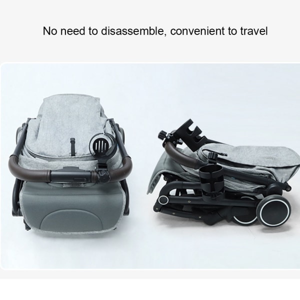 Mugghållare för baby Universal 360 Vridbar Dryckesflaskställ för Barnvagn Barnvagn Rullstol