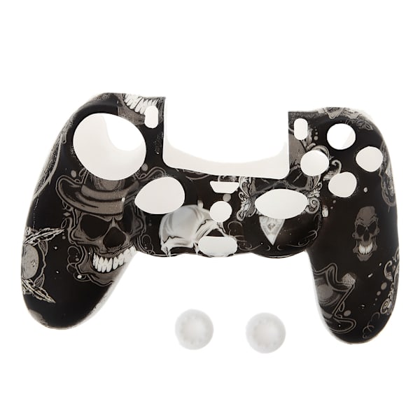 Gamepad Controller Silikon Sleeve Guard Cover + 2 grepplock för