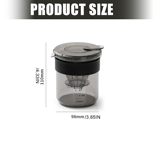 Vänlig Kaffefunktion Filter Värmebeständig