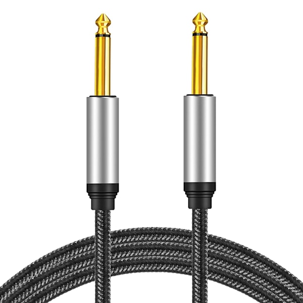 6,35 mm Mono Jack 1/4" TS-kabel Obalanserad gitarr Patch sladdar/instrumentkabel
