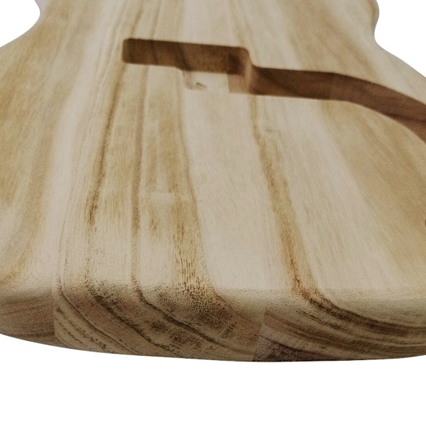 Håndlaget sliping uferdig kropp erstatning tre gitar DIY tilbehør