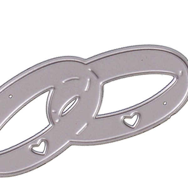 Bryllupsringe Metalskære Dies til DIY Scrapbooking Dagbogsudsmykninger