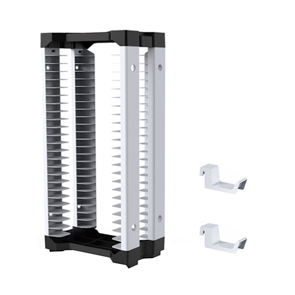 Video Game Storage Tower för PS4 PS5 Switch XboxOne Vertical Organizers Vertikalt stativ för videospelskorthållare