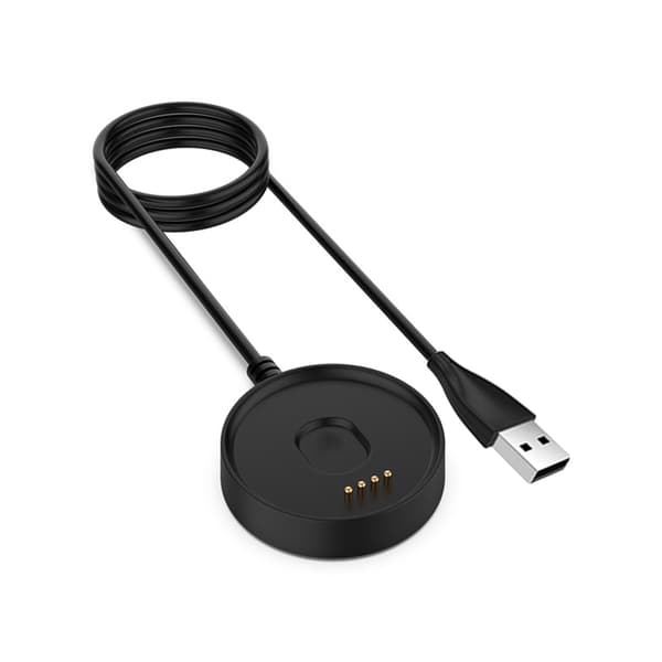 Vugge USB-ladekabel Strømadapterholder Ledning Opladerledning til Ticwatch C2
