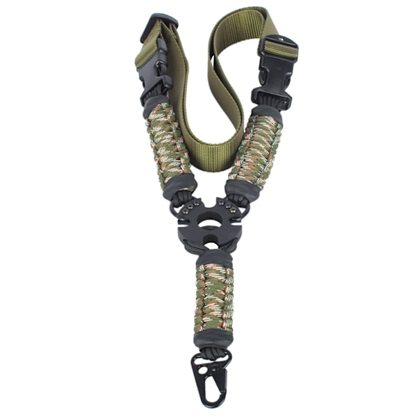 Kivääriliina Airsoft-liina 1 pisteen hihna Urheiluliina Olkaliina Nylonliina Jungle Camouflage