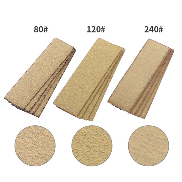 Minihandtagsslipsats & sandpapper för hantverk Träfinish Täta smala utrymmen