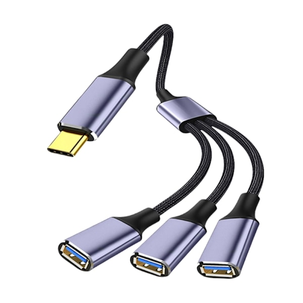 2/3 in 1 USB2.0 OTG-sovitin Type C Urosliitin 2/3 USB 2.0 naaras OTG-jatkokaapeli HUB-datakaapelin power