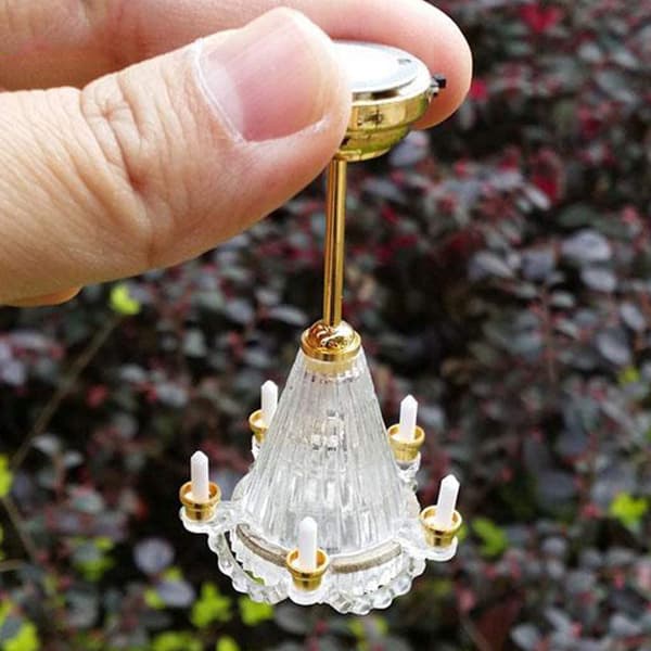 Prinsesse Piger Festgave til Dukkelegetøj Mini LED Lampe til Leg
